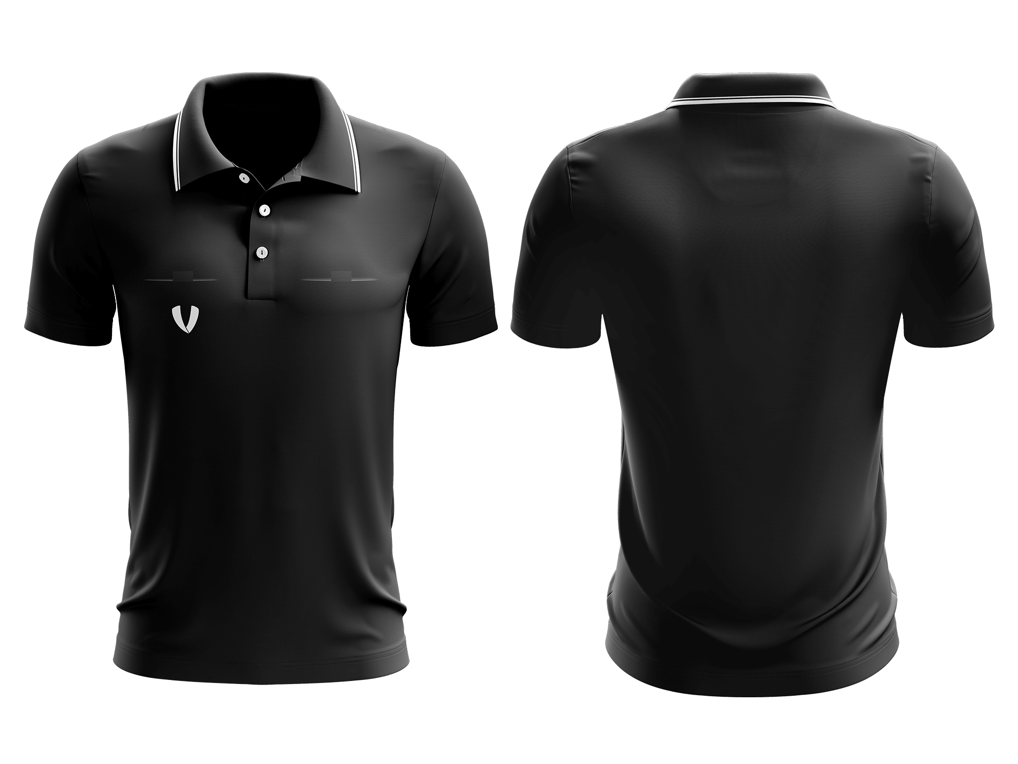 Referee Polo - Black | Veto Sports