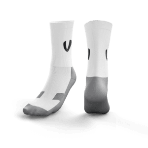 LUX-FIT Socks - White / Grey