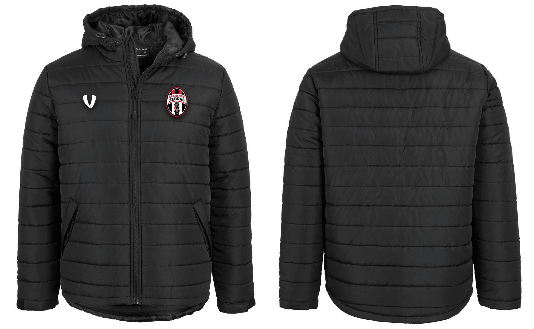 Clarence Zebras Club Puffer Jacket | Veto Sports