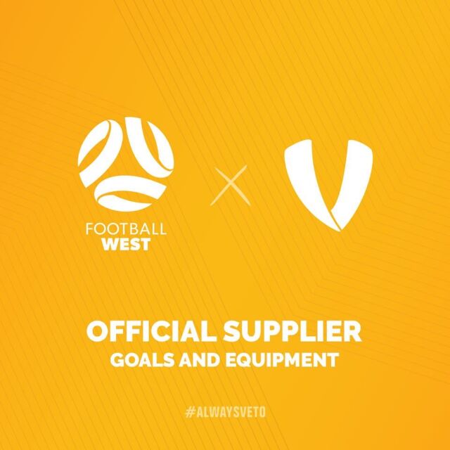 We’re excited to partner with @footballwest as their Official Supplier of Goals and Equipment.

The ability to provide an all encompassing goal and equipment package to all clubs and associations in the West will allow players of all ages to train and play to the best of their ability! #alwaysveto