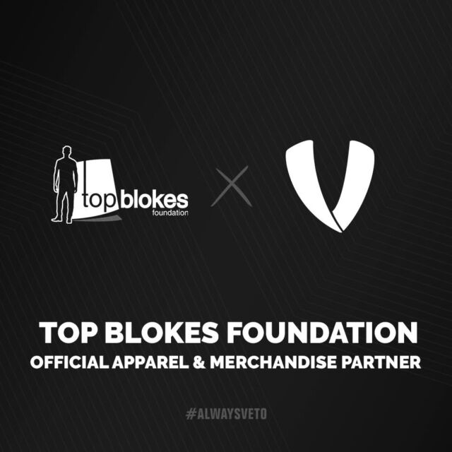 VETO Sports and the @topblokesfoundation are teaming up in a dynamic partnership to bring you awesome apparel and merchandise.

"We're so grateful to be partnering with VETO Sports. Their contribution will not only enhance our fundraising efforts, but also will play a crucial role in generating awareness about Top Blokes and the work that we do to support young men across NSW and QLD." Sarah Hallab – Community Fundraising Manager

Together, we’re aiming to make a lasting impact on the lives of young men. Stay tuned for amazing initiatives ahead! 👏