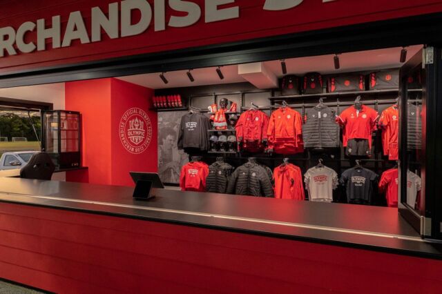 Merch store on point 👌🏼

We love working with @olympicfc to fill their merchandise store with a huge range of both on field and off field apparel and accessories.

The ability to provide a comprehensive retail experience for their members ensures items are both accessible and on display at all times.

Combined with an e-commerce platform to cater for those shopping from afar, the range is both all encompassing and fine tuned 🛒 #alwaysveto